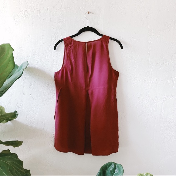 Silky Raspberry Blousy-Tank - Picture 3 of 6